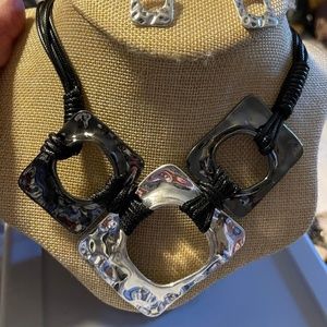 Necklace with matching earrings